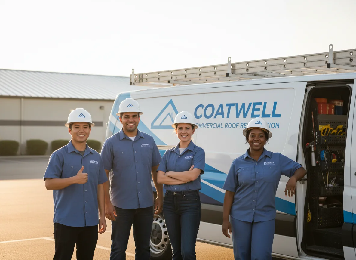 Commercial roof coating company in Dalton City, IL